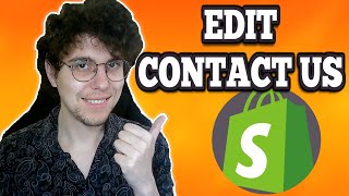 How To Edit Contact Us Page In Shopify