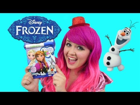 Disney Frozen Magic Ink Coloring & Activity Book Imagine Ink | KiMMi THE CLOWN Video