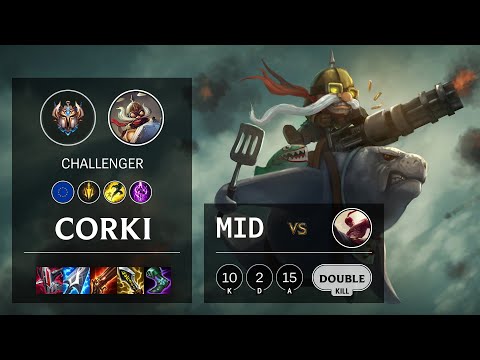 Corki Mid vs Lee Sin - EUW Challenger Patch 11.10
