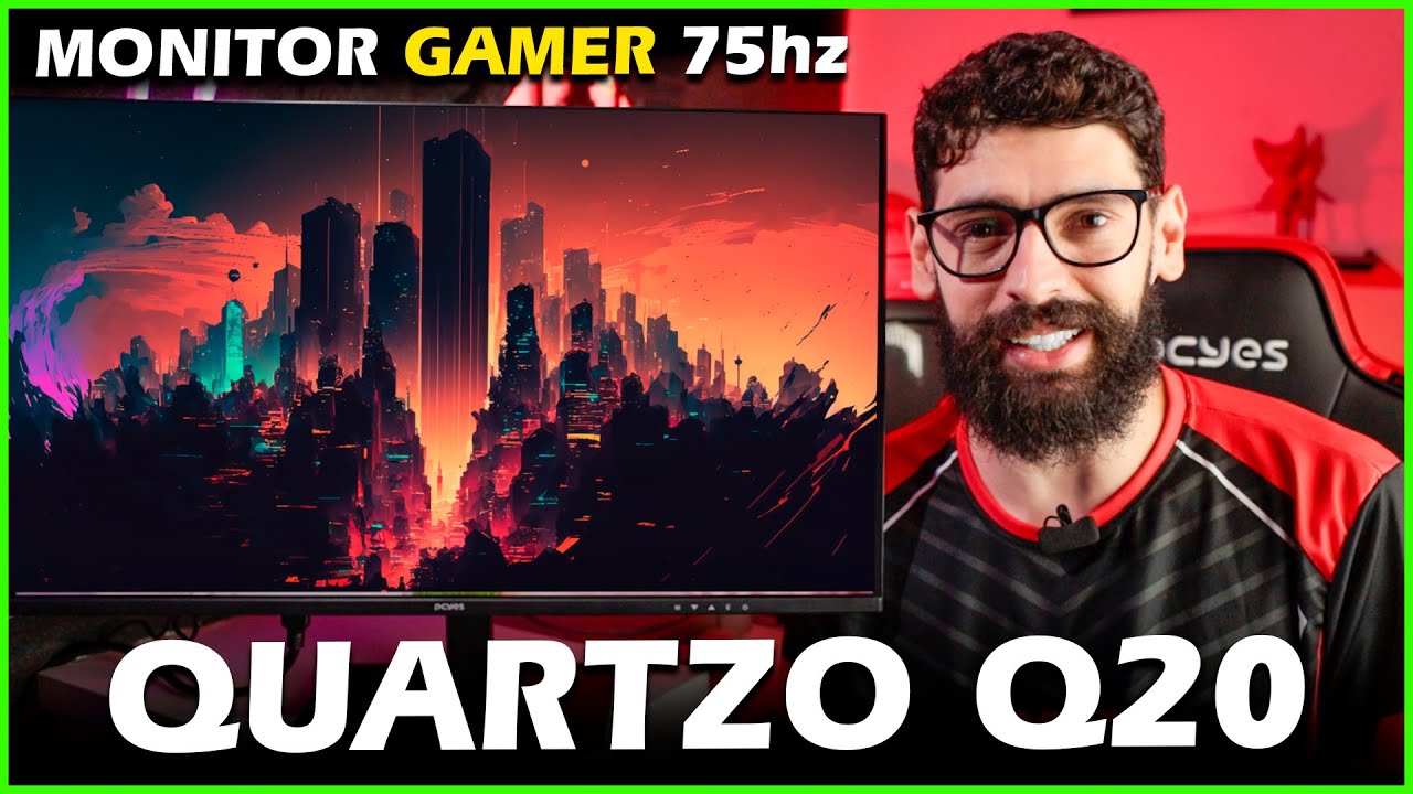 Miniatura da avaliação em vídeo de Monitor Pcyes Quartzo Q15F 15,6" FHD IPS Preto