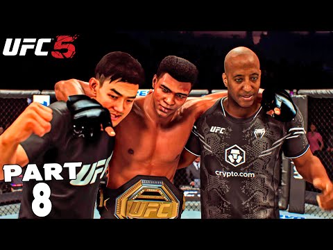 UFC 5 "MUHAMMAD ALI"  G.O.A.T CAREER MODE GAMEPLAY WALKTHROUGH PART 8 - UFC TITLE FIGHT NIGHT (PS5)