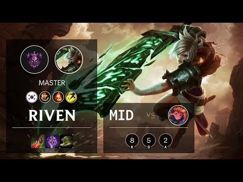 Riven Mid vs Zoe - KR Master Patch 10.8