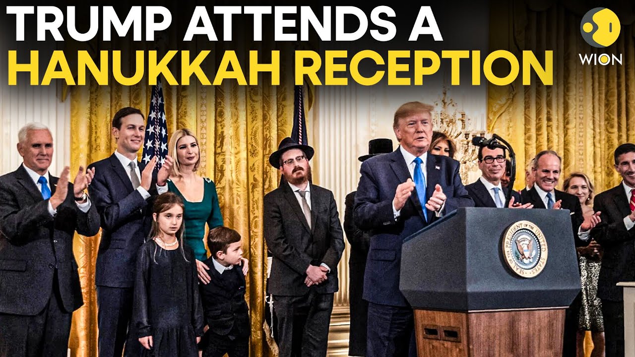 LIVE: President Trump Hosts Hanukkah Reception at the White House | WION