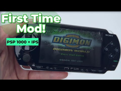 I Upgraded my PSP 1000 with an IPS Screen! (First Ever PSP MOD)