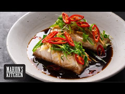 Steamed Soy & Ginger Fish - Marion's Kitchen