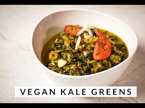 Soul Food Kale Greens made the Vegan Way