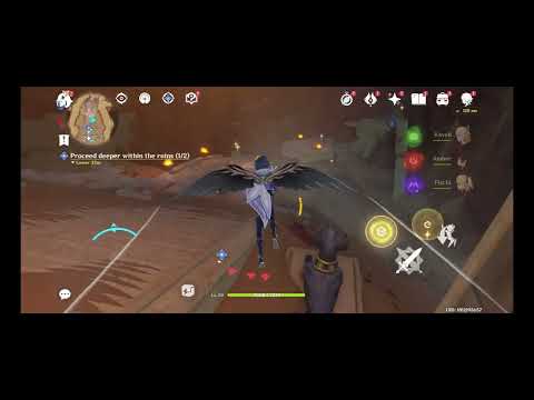 Proceed deeper within the ruins (0/2) (The Secret of Al-Ahmar - Genshin Impact