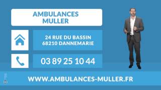 preview picture of video 'Transport sanitaire,ambulance de transport,taxis, Alsace - AMBULANCES MULLER'