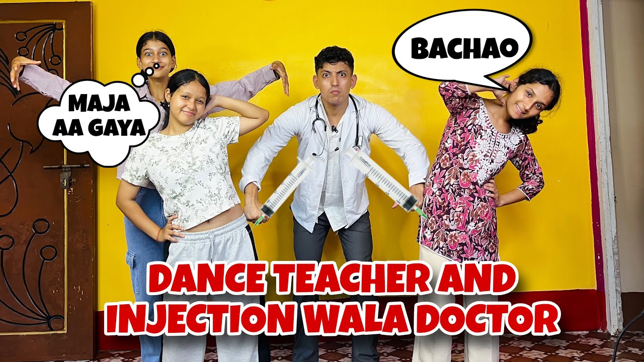 Dance Teacher and Injection Wala Doctor😱 Doctor Patient | Cartoon Doctor| Prashant Sharma