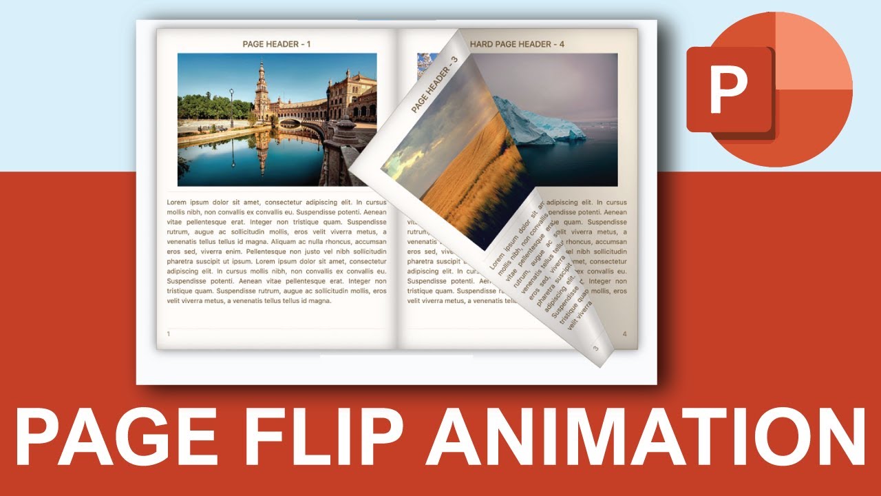 Creating Impressive Page Flip Animation Slides in PowerPoint