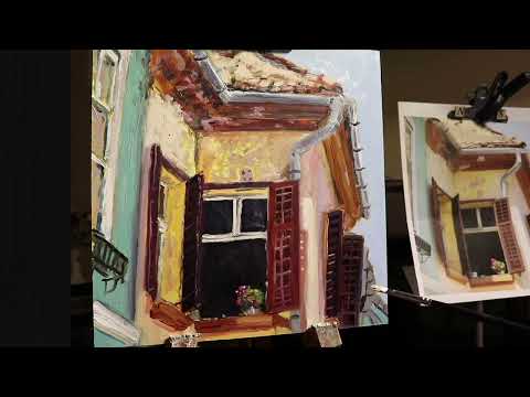 Muscata din fereastra | Pictura în ulei | Oil painting Time-Lapse.