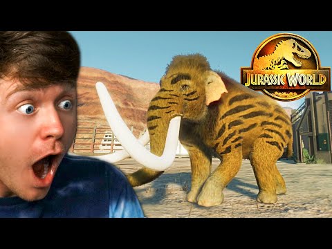 MAMMOTH vs DINOSAURS in JURASSIC WORLD EVOLUTION 2