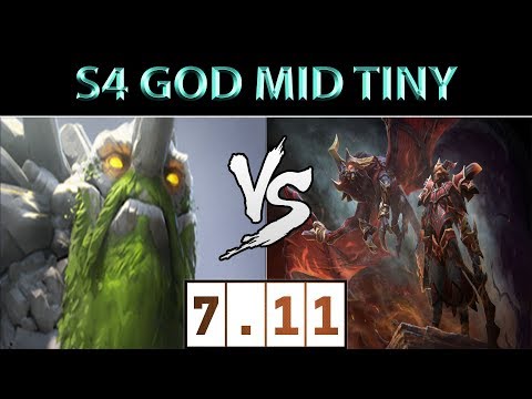s4 [Tiny] vs [Dragon Knight] ► The Midlaner ► Dota 2 7.11