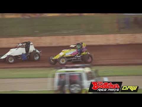 Wingless Sprints - Heat 1 - Kingaroy Speedway - 11.11.17