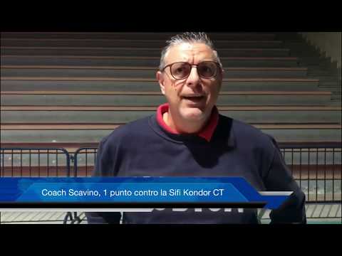 Intervista 02/12/2017 "SIFI KONDOR CT vs PVT MODICA risultato finale 3-2"