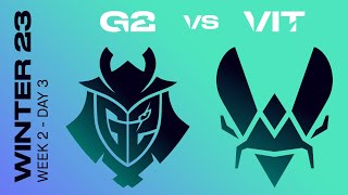 LEC Winter Split 2023 - W2D3 - G2 vs VIT