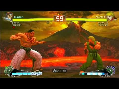 SSFIV: Momochi (Ken) vs gimkun (T.Hawk) TRUE-HD QUALITY