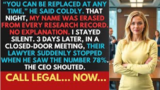 The Board Deleted the Lead Architect’s Year of Work — They Missed That She Held 78% Ownership