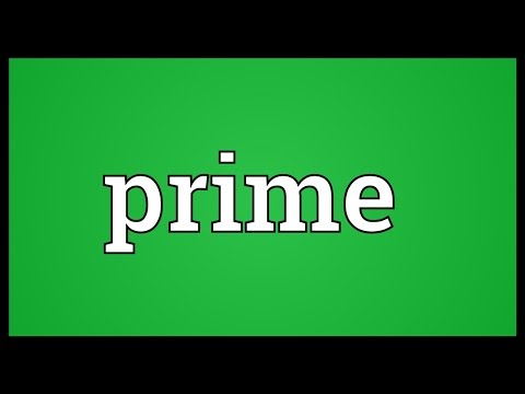 Prime Meaning