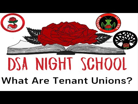 CT DSA Socialist Night School - What are Tenant Unions?