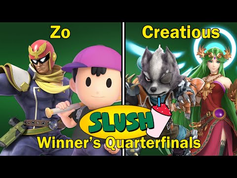 SLUSH 10 - Zo (Captain Falcon, Ness) vs Creatious (Wolf, Palutena) Winner's Quarterfinals SSBU