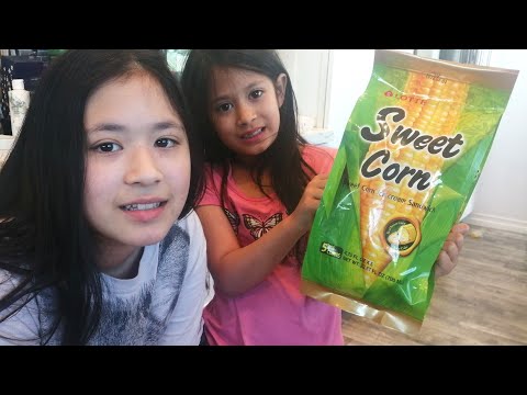 Lotte Sweet Corn Ice Cream Sandwich | Korean Sweet Corn Ice Cream