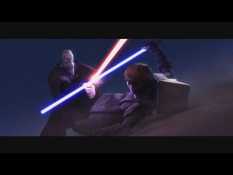 Star Wars: The Clone Wars - Anakin Skywalker vs. Count Dooku [1080p]