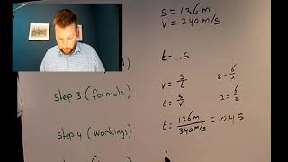 3 worked examples about speed of sound