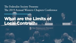 Click to play: Panel Two: What are the Limits of Local Control?