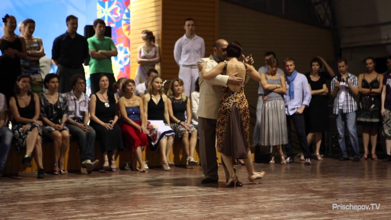 Simon Marcelo Tebele & Irina Miroshnichenko, 1-3, Moscow, Russia, Milonga in Garden 8.08.2015