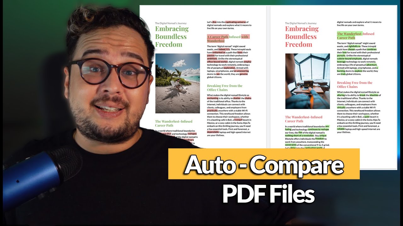 How to Compare PDF Files with Filestage