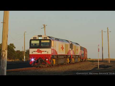 SCT Dooen (Horsham) Container Service 9721V (21/12/2016) - PoathTV Australian Trains & Railways