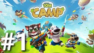 Talking Tom Camp PART 1 Gameplay Walkthrough - iOS