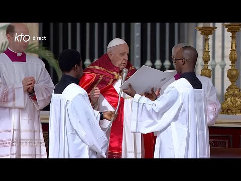 Messe des Rameaux et de la Passion du Seigneur 2023 présidée par le pape François et Angélus