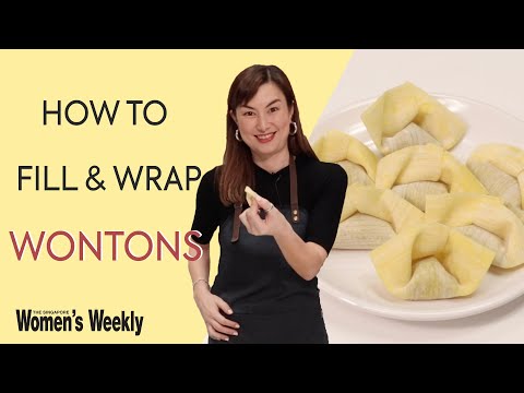 Chef Secrets: How To Fill And Wrap Wontons