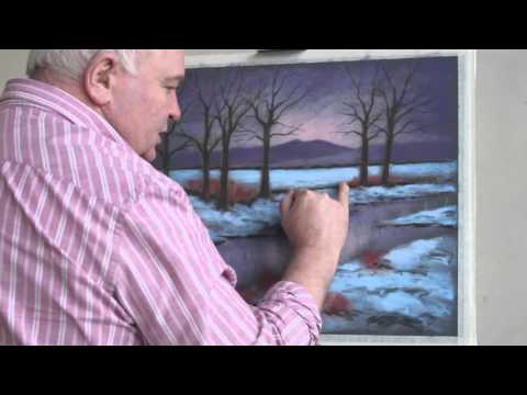 Thumbnail of Pastel painting landscape demonstration - Snow