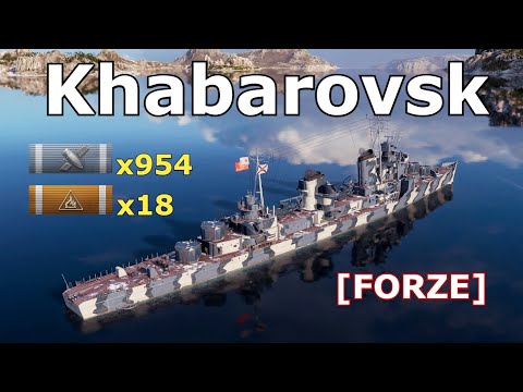 World of WarShips Khabarovsk - 6 Kills 323K Damage