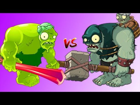 Zoybean Pod Plants Power-Up! Mod vs Dark Ages Gargantuar Fight in Plants vs. Zombies 2 Gameplay