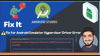 Fix for Android Emulator Hypervisor Driver Error || Android Studio