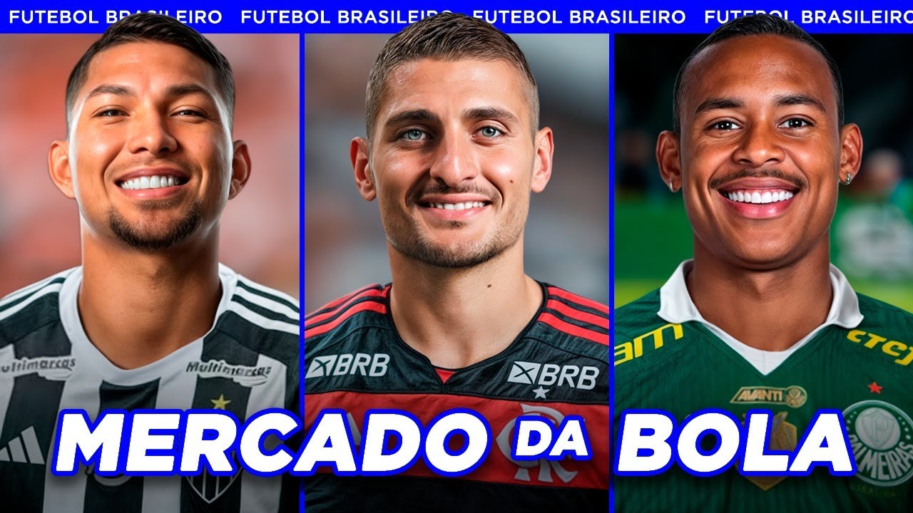 FLAMENGO TEM INTERESSE EM VERRATTI│PALMEIRAS QUER IGOR PAIXÃO e+ - Mercado da Bola 2025