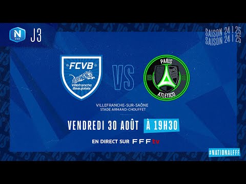 J3 I FC Villefranche B. - Paris 13 Atletico en replay (1-1) I National FFF 2024-2025