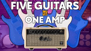 Video thumbnail for Five Guitars vs One Amp! | (PRS DGT 15 Demo!) by Peach Guitars