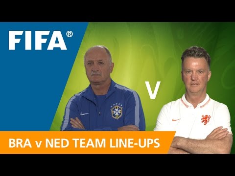 Brazil v. Netherlands - Team Line-ups EXCLUSIVE