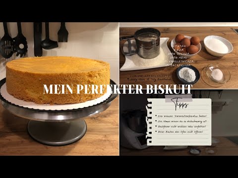 Biskuitboden, 3-lagig, Ø 28cm, ohne Eier trennen #maiccakes