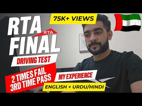 How I Passed the RTA final road test in Dubai After 2 Failures: My Experience, Mistakes, and Tips