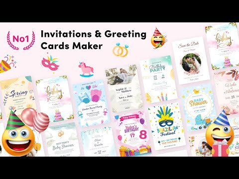 Invitation Maker - Card Design Video
