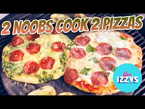 2 NOOBS ATTEMPT SMOKED PIZZA!