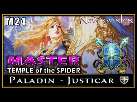 My BEST Paladin TANK Run of Master Temple of the Spider! (smooth) With Commentary - Neverwinter M24