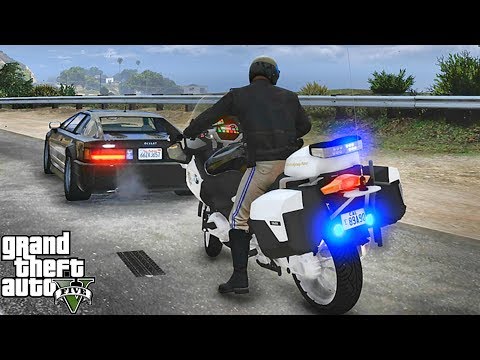 GTA 5 MODS LSPDFR 976  - MOTORCYCLE HIGHWAY PATROL!!! (GTA 5 REAL LIFE PC MOD)