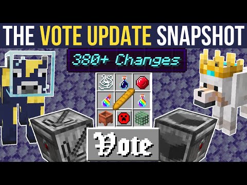 Minecraft Snapshot 23W13A_OR_B - The Vote Update!